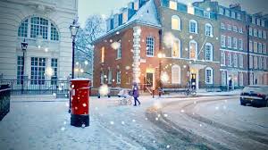 United Kingdom on a winter